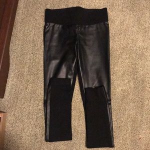 Faux Leather Pants